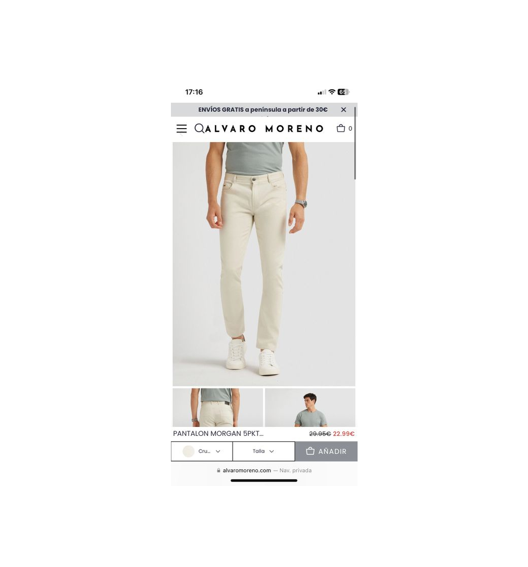 Social Pantalones Álvaro moreno