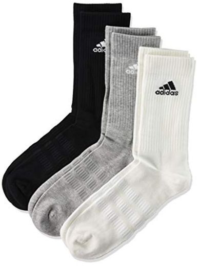adidas Cushioned Crew Calcetines, Gris