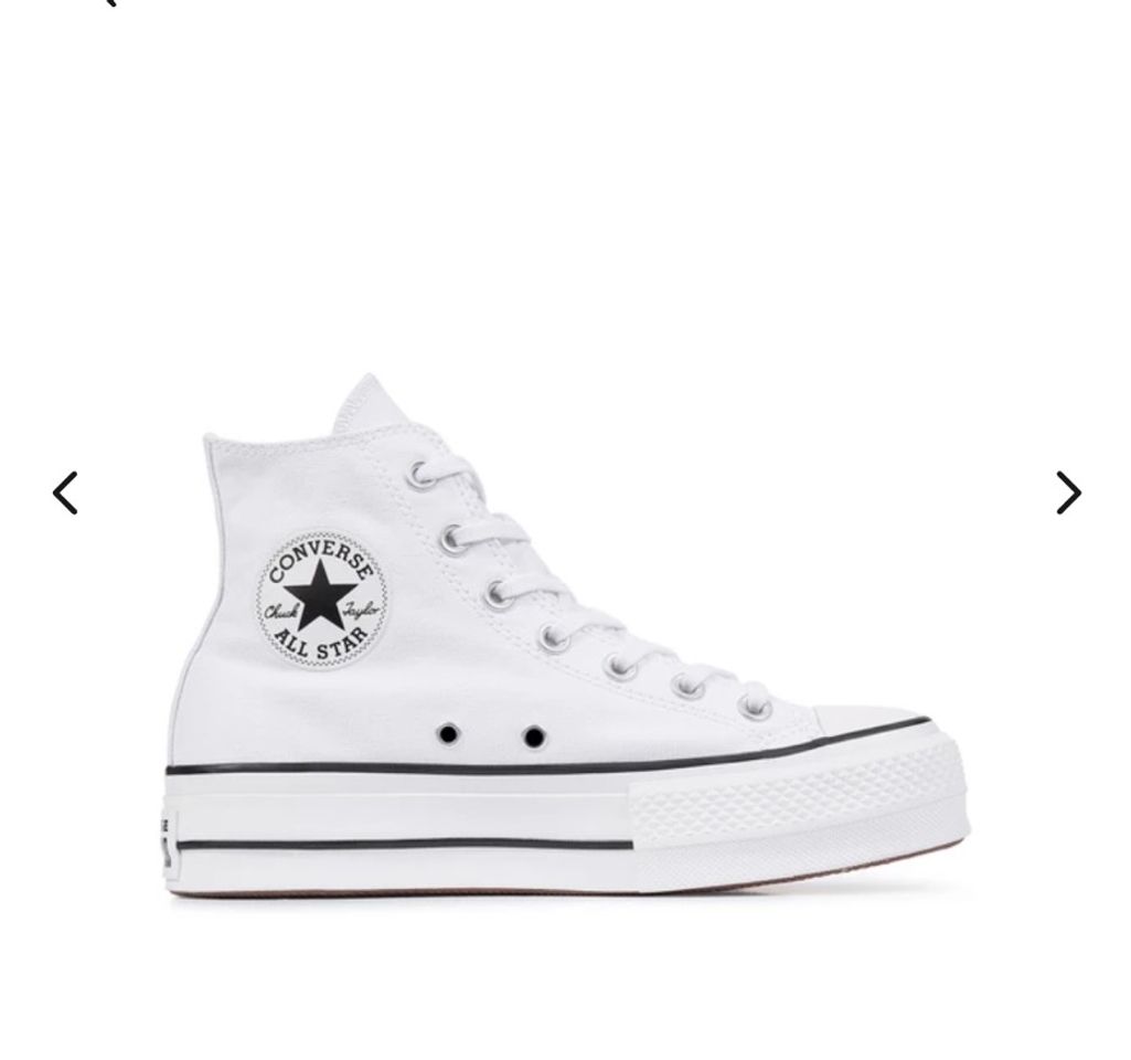 Moda Chuck taylor all star lift canvas hi branco Converse | La Redoute