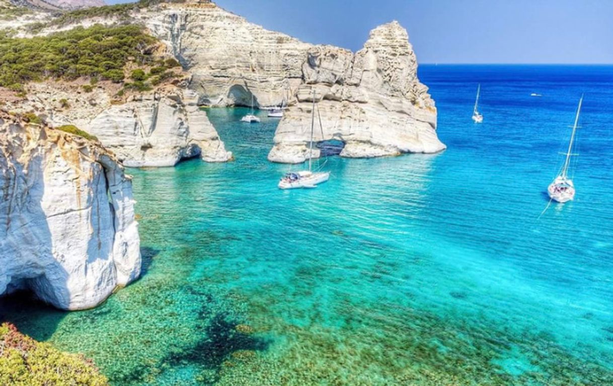 Lugar Kleftiko Milos (Grecia)