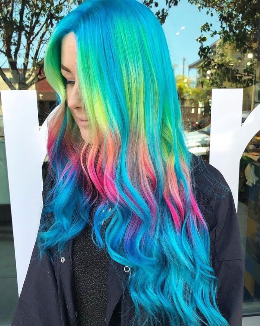 Moda Colorful hair ✨