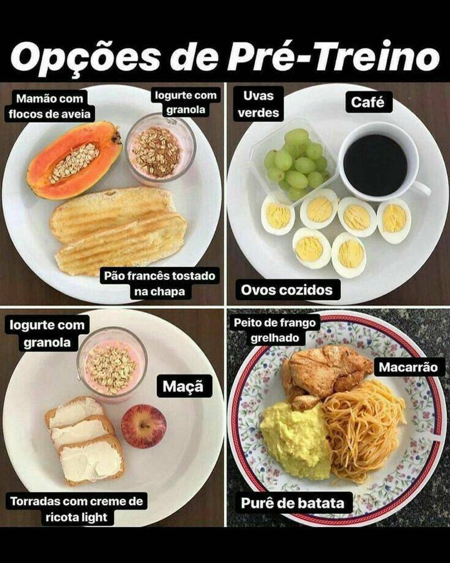 Fashion Alimentação Pré-Treino