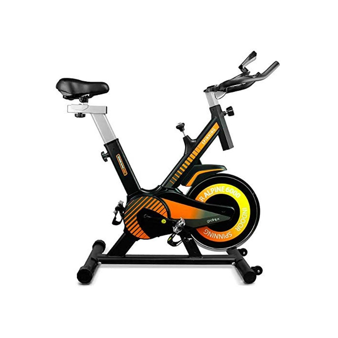 Producto gridinlux. Trainer Alpine 6000. Bicicleta Spinning Pro Indoor. Volante de Inercia 10