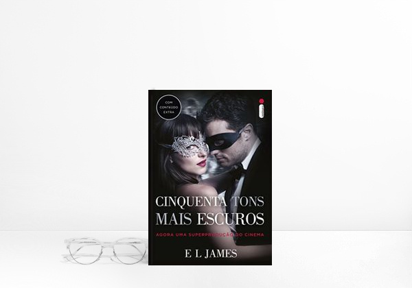 Book Cinquenta tons mais escuros - Capa Filme