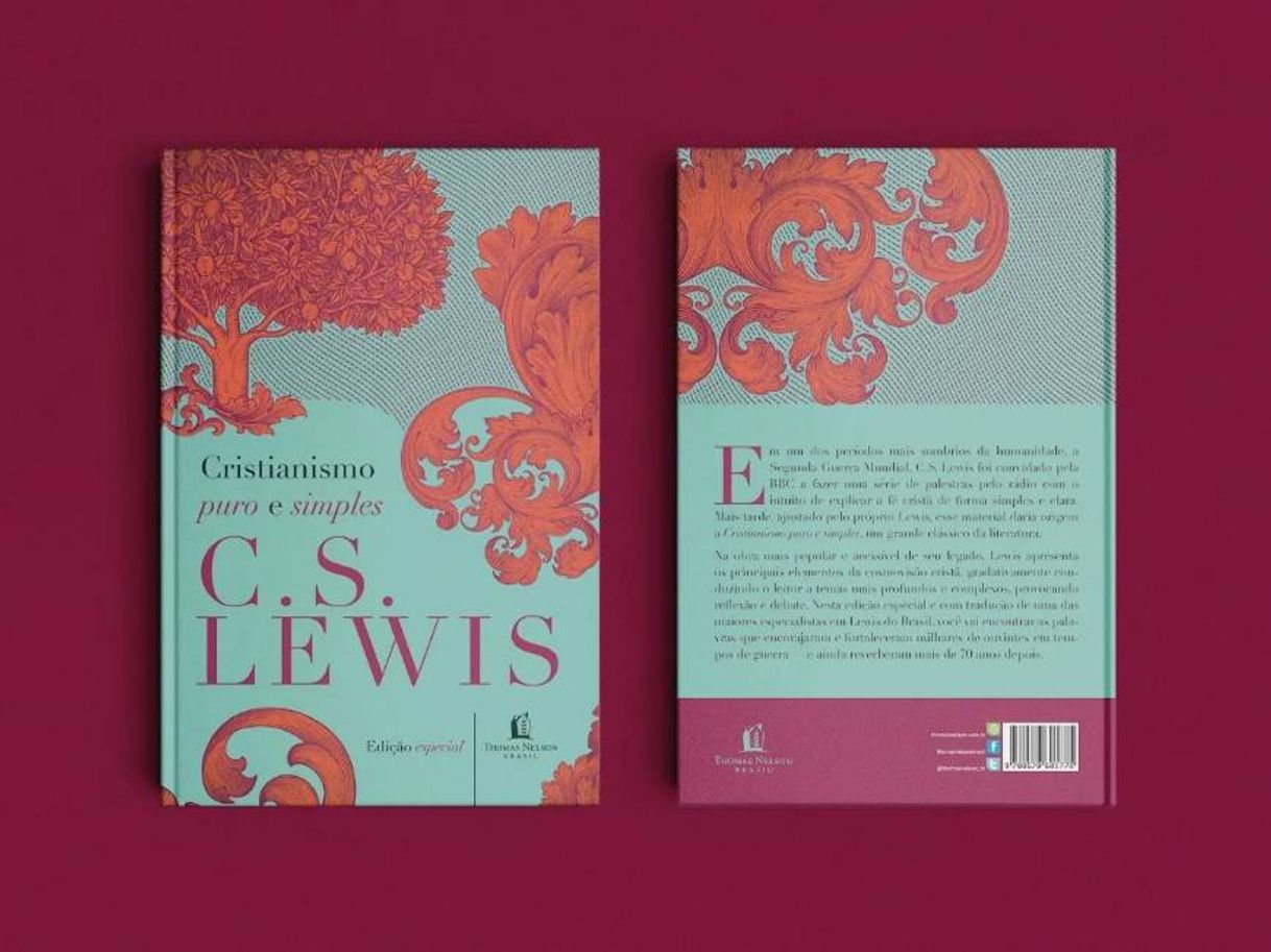 Books Cristianismo Puro e Simples - C.S. Lewis