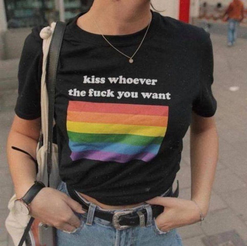 Moda camiseta lgbt