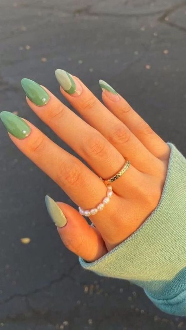 Moda Unhas verdes