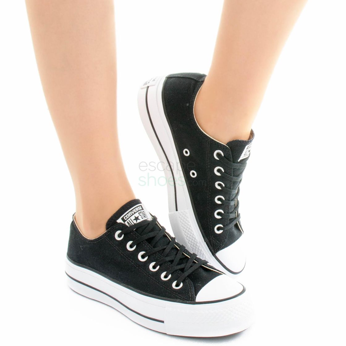 Fashion Converse Chuck Taylor All Star Hi, Zapatillas Unisex Adulto, Negro