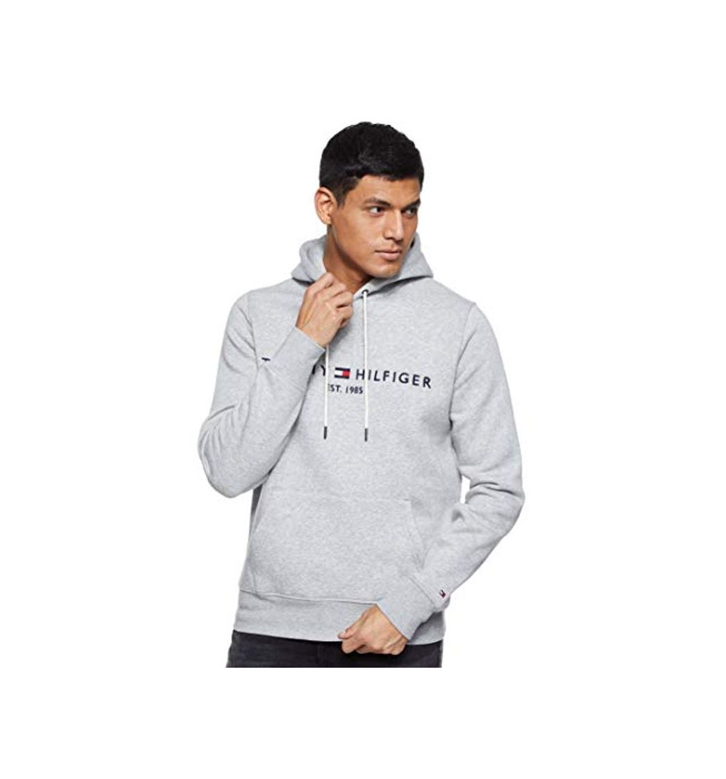 Fashion Tommy Hilfiger Tommy Logo Hoody sudadera, Grau