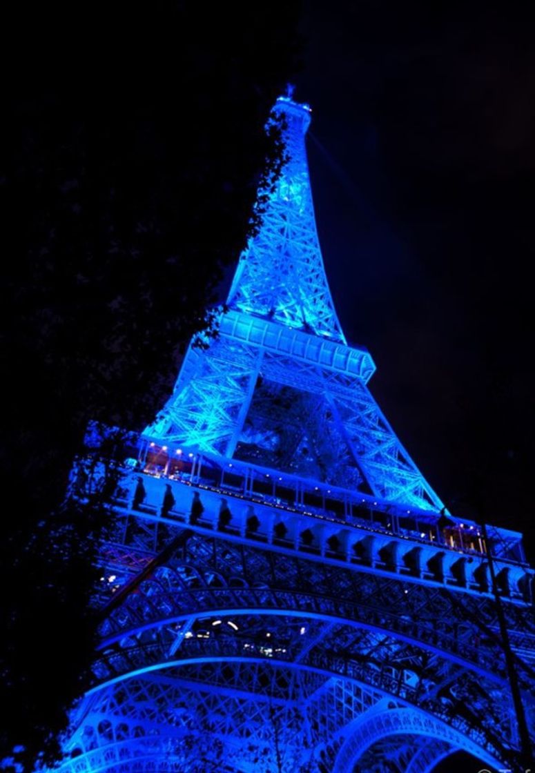 Moda The neon blue torre Eiffel 💙