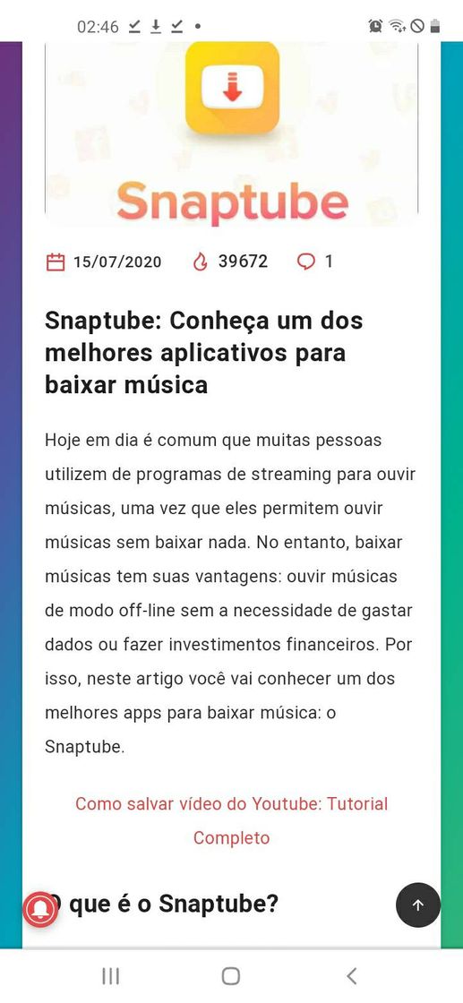 Fashion Snaptube: Conheça um dos melhores aplicativos para baixar música