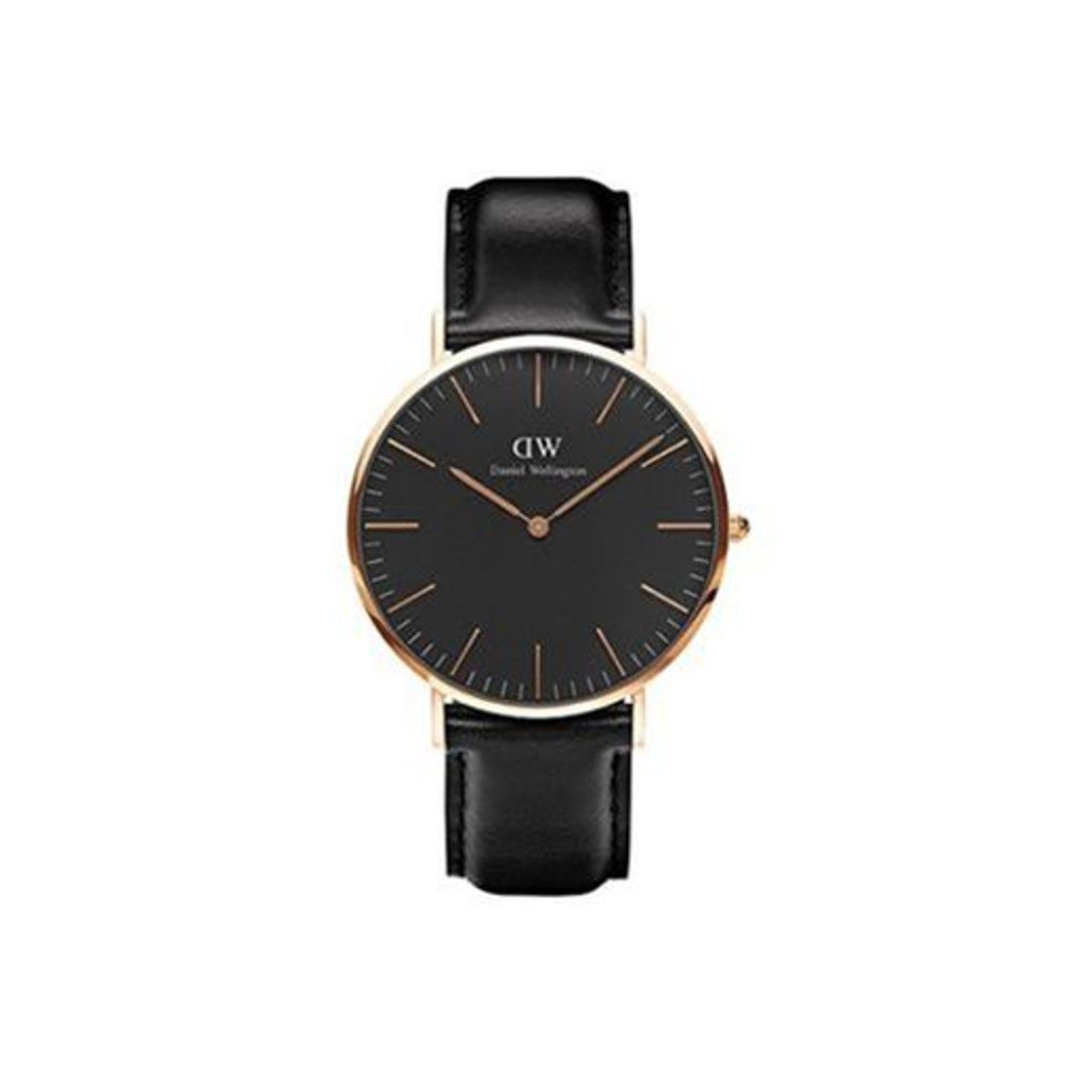 Social Daniel Wellington Reloj Analógico para Unisex de Cuarzo con Correa en Cuero