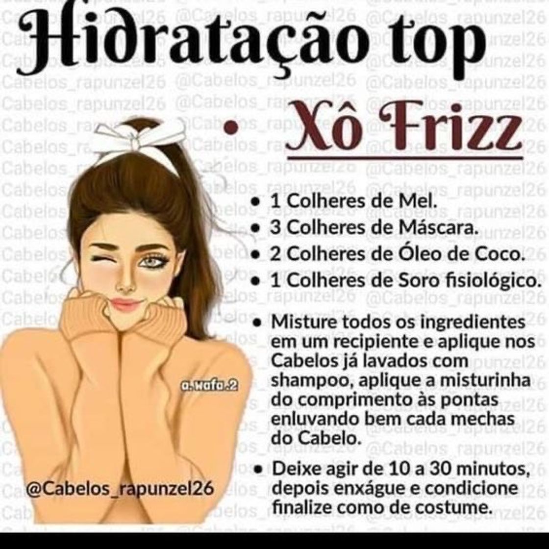 Moda Receita caseira para hidratar o cabelo!!