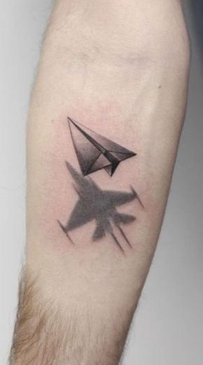 Tattoo airplane 