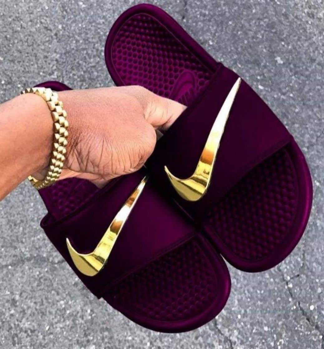 Fashion Chinelo Nike roxo