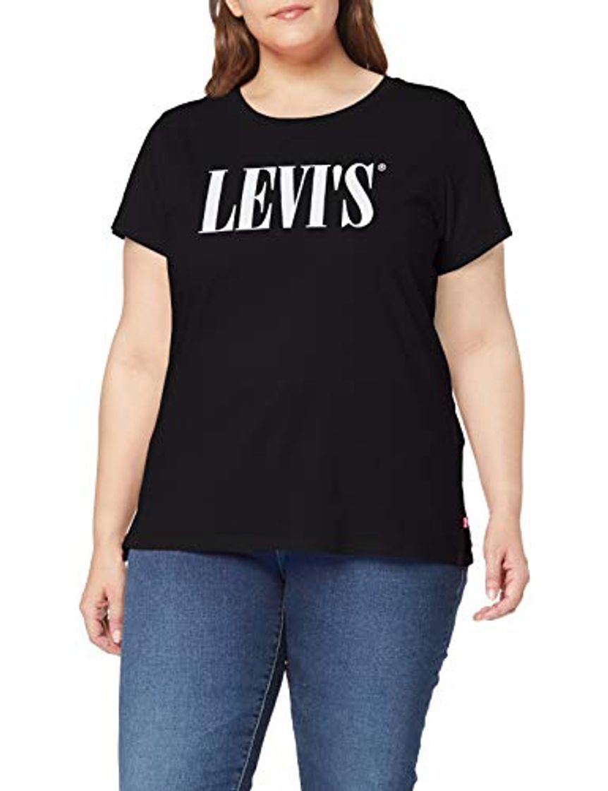 Fashion Levi's Plus Size tee Camiseta, Black