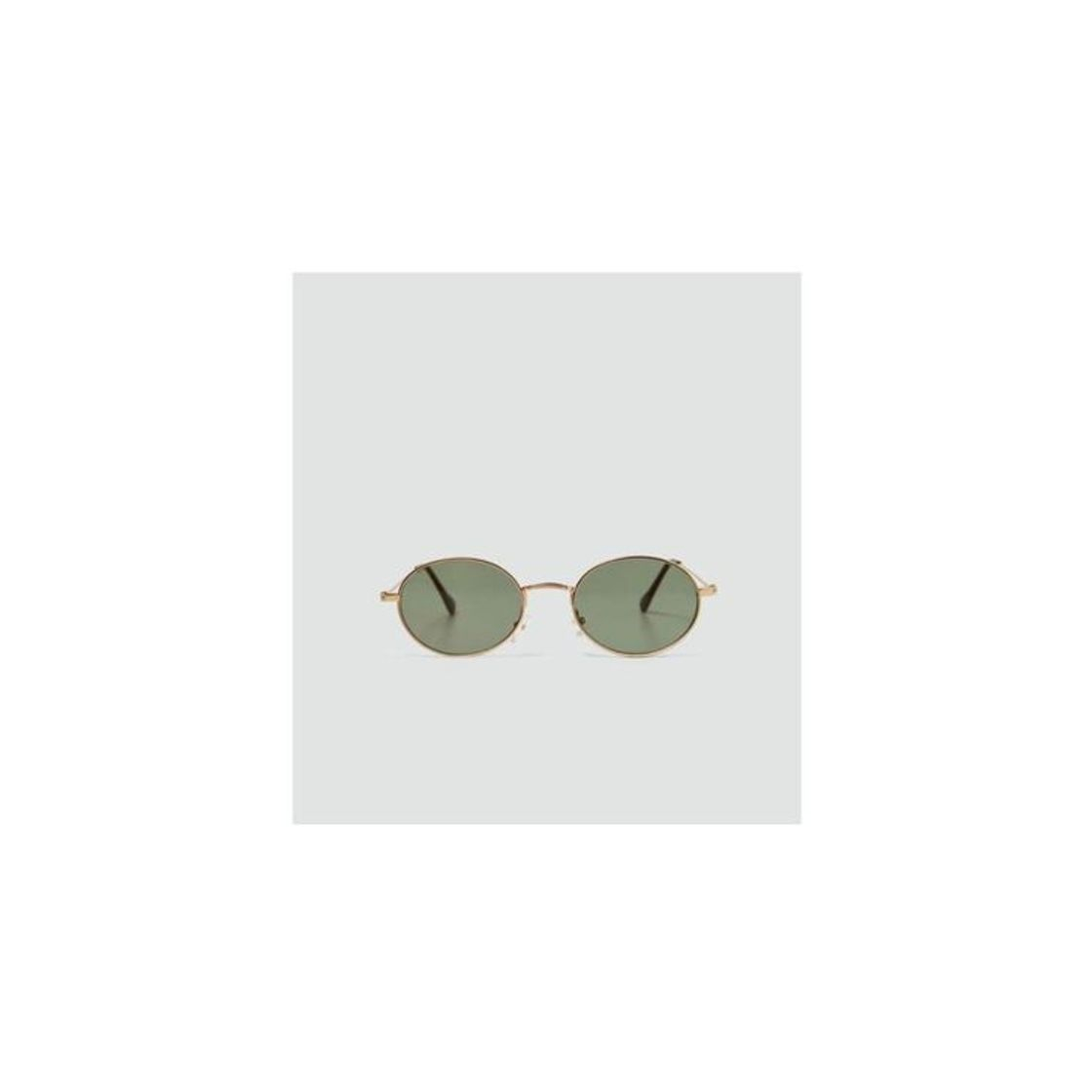 Fashion Gafas de sol Oval metaliC