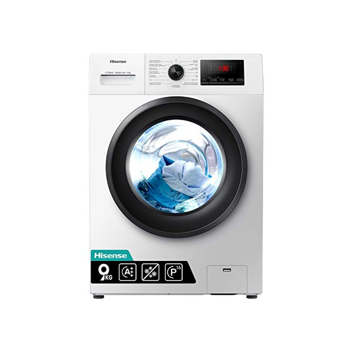 Social Hisense WFPV9014EM - Lavadora con Vapor
