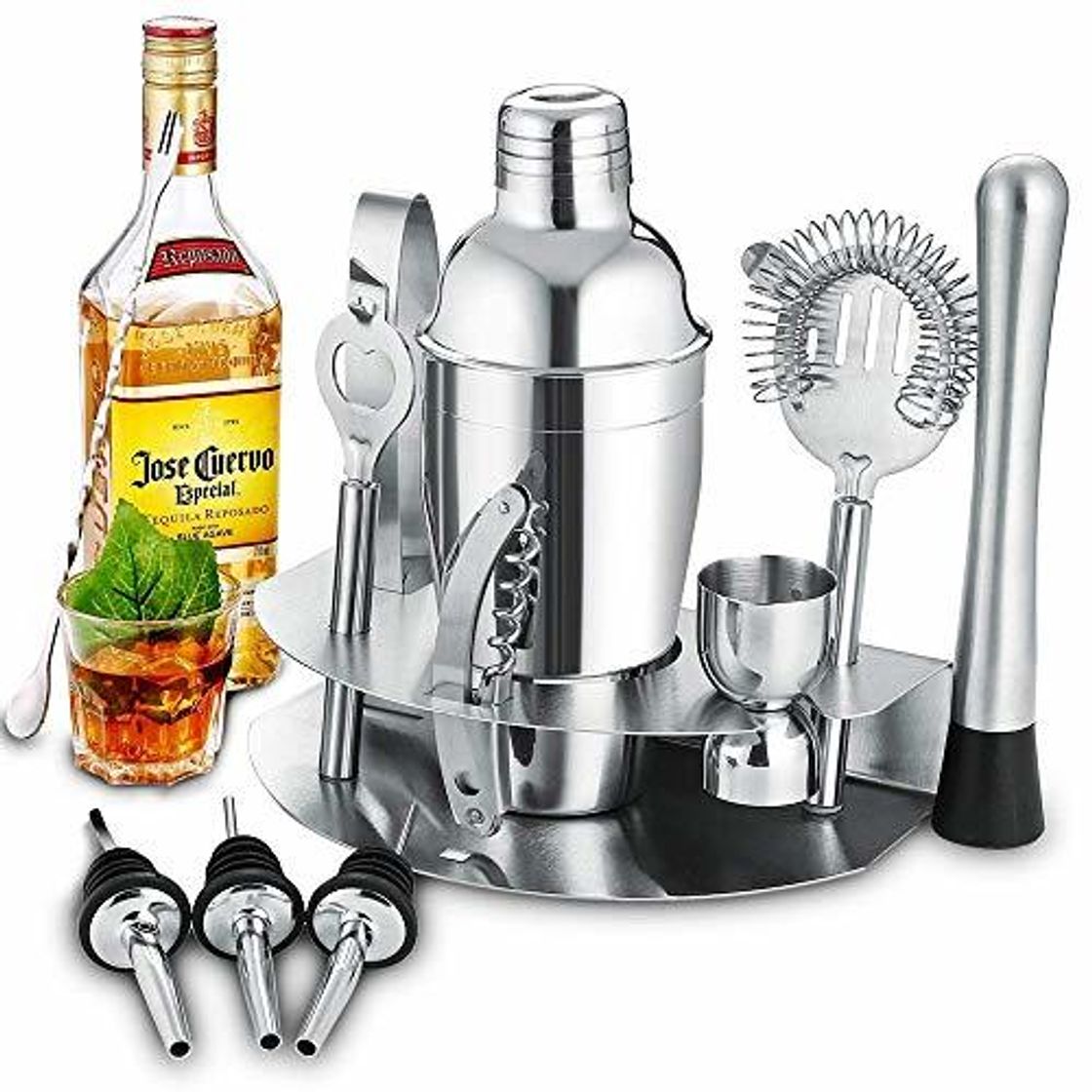 Social Coctelera de Cóctel, Conjunto Coctelera de 12 Piezas