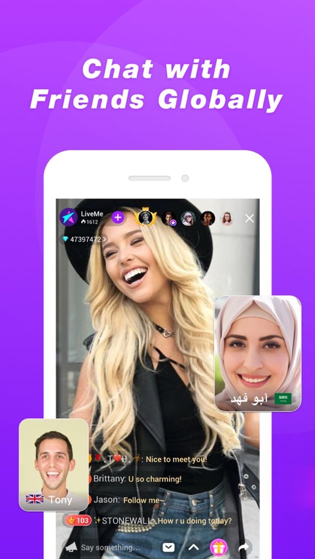 App LiveMe – Live Stream & Go Live