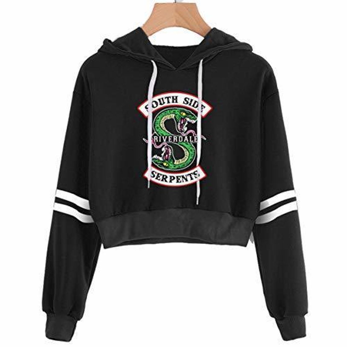 Social Riverdale South Side Suéteres de Manga Larga Impresos Sudaderas Cortas para Mujeres