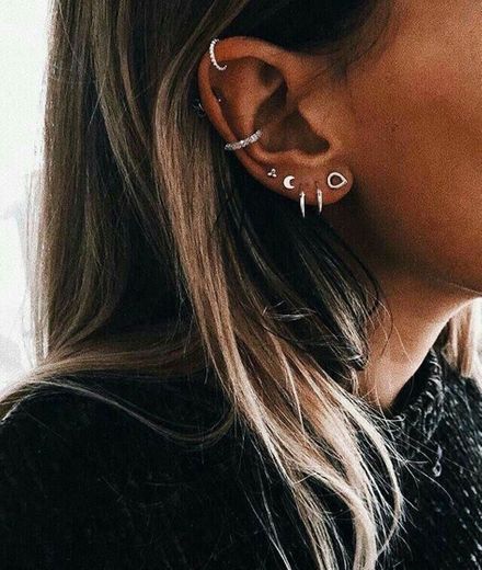 Inspiração brincos e piercings 