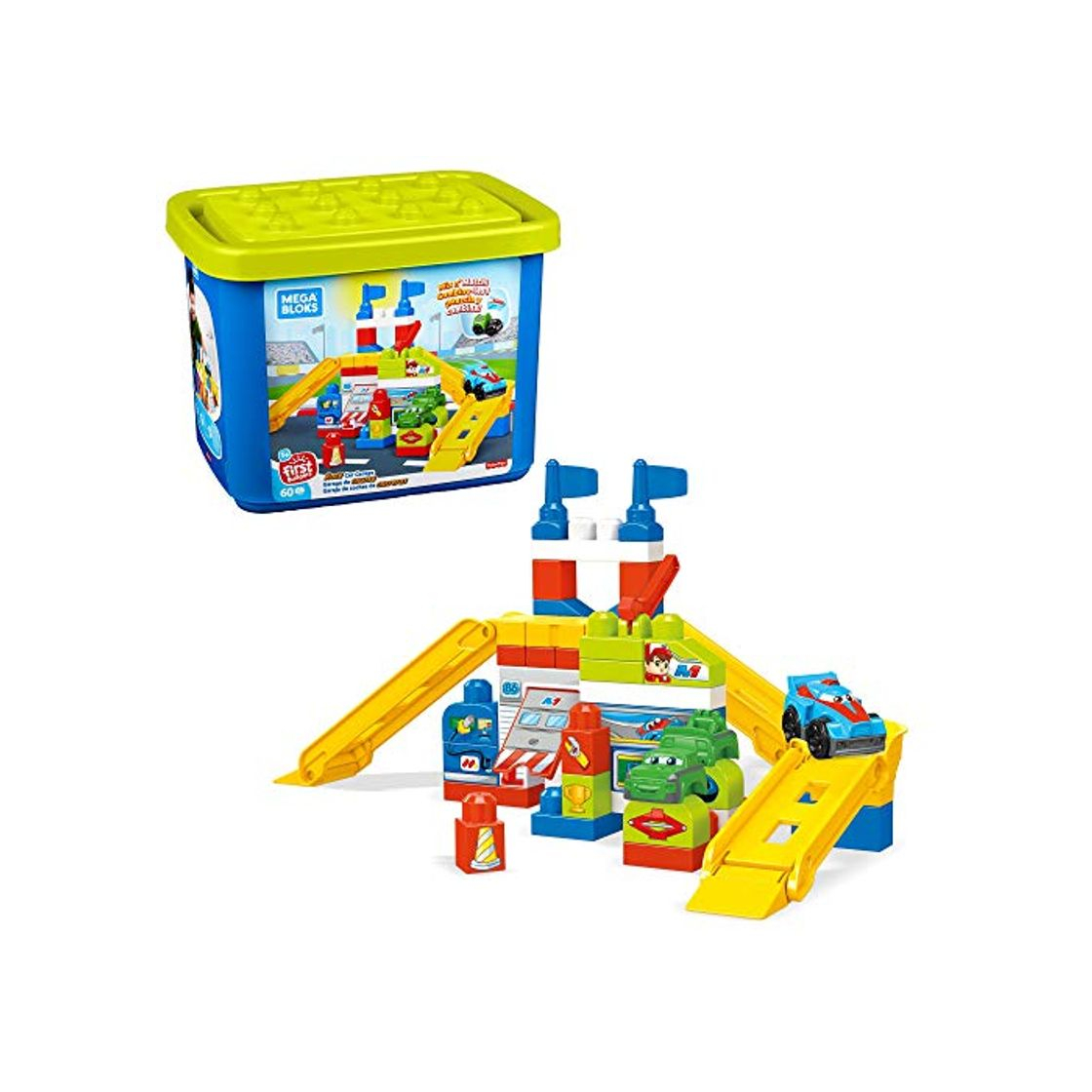 Producto Mega Bloks Garaje de coches de carreras, juguete construcción bebé