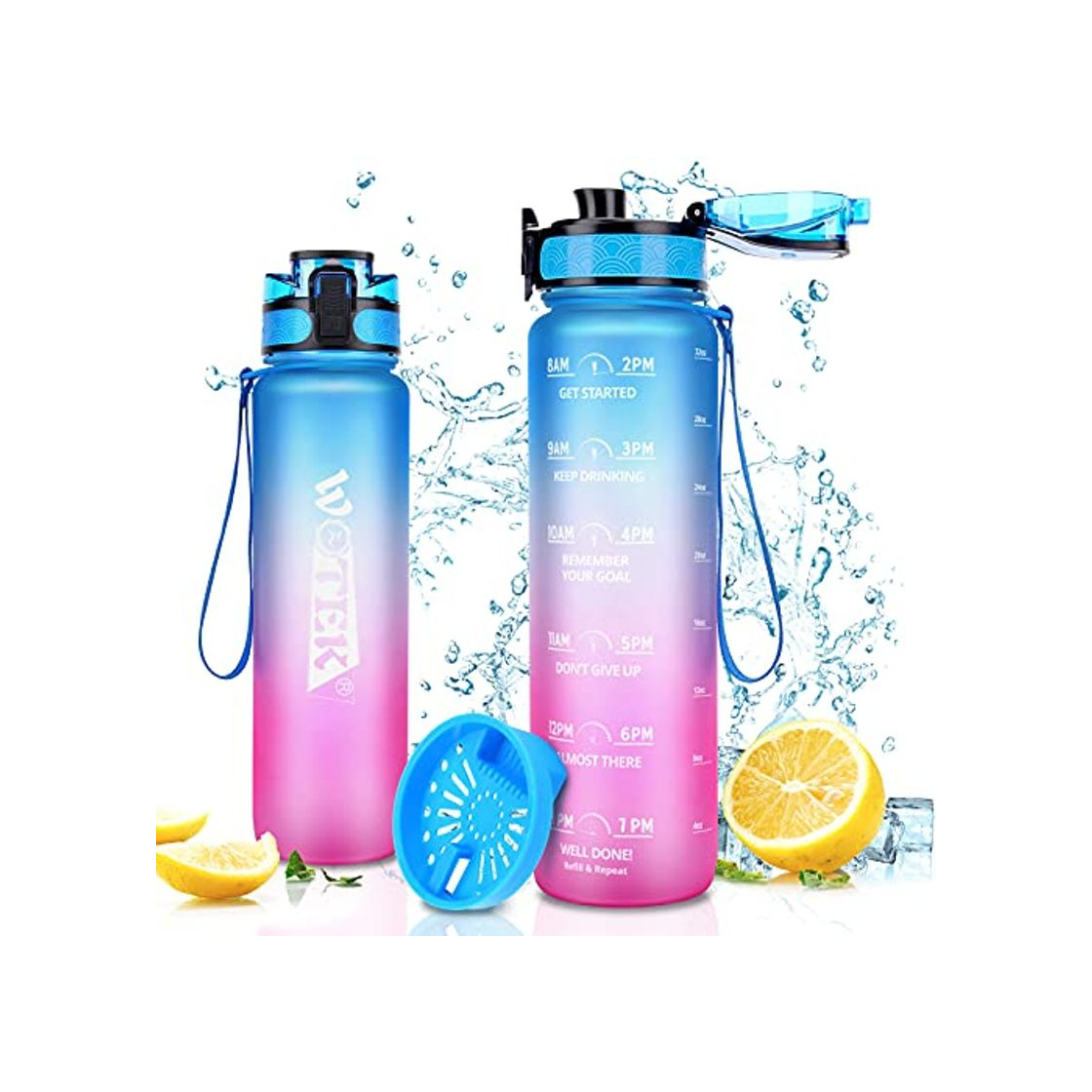 Fitness Botella de Agua Deportiva 1000ML