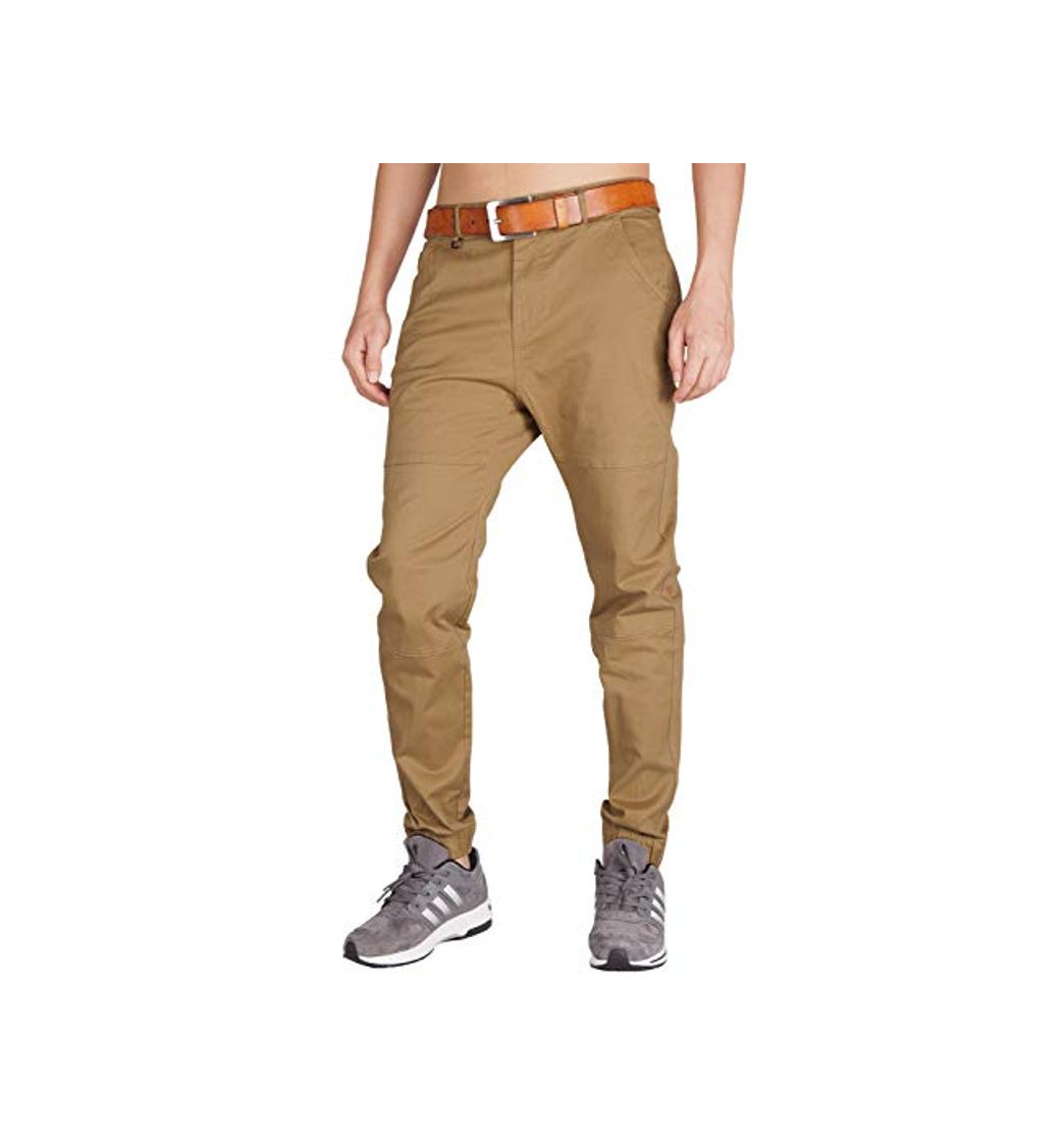 Social ITALY MORN Joggers Chinos Pantalon Khaki Hombre Skinny Moda Estilos y Colores