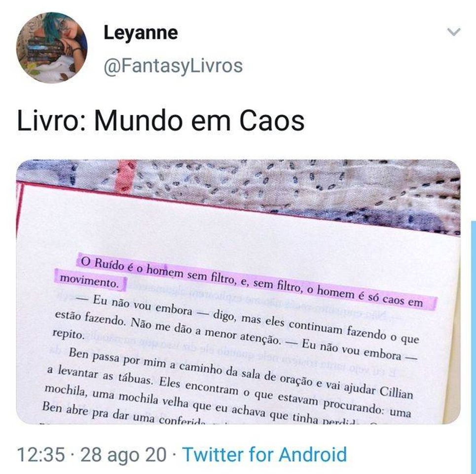 Moda Trecho de livros