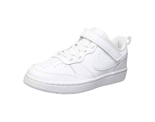 NIKE Court Borough Low 2, Sneaker Boys, White