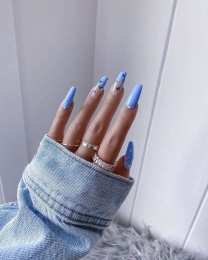 Blue nails 🦋
