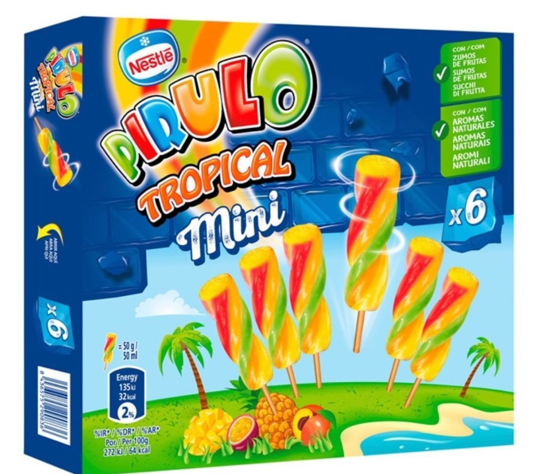 Moda Tropical mini helado sabor frutas tropicales.