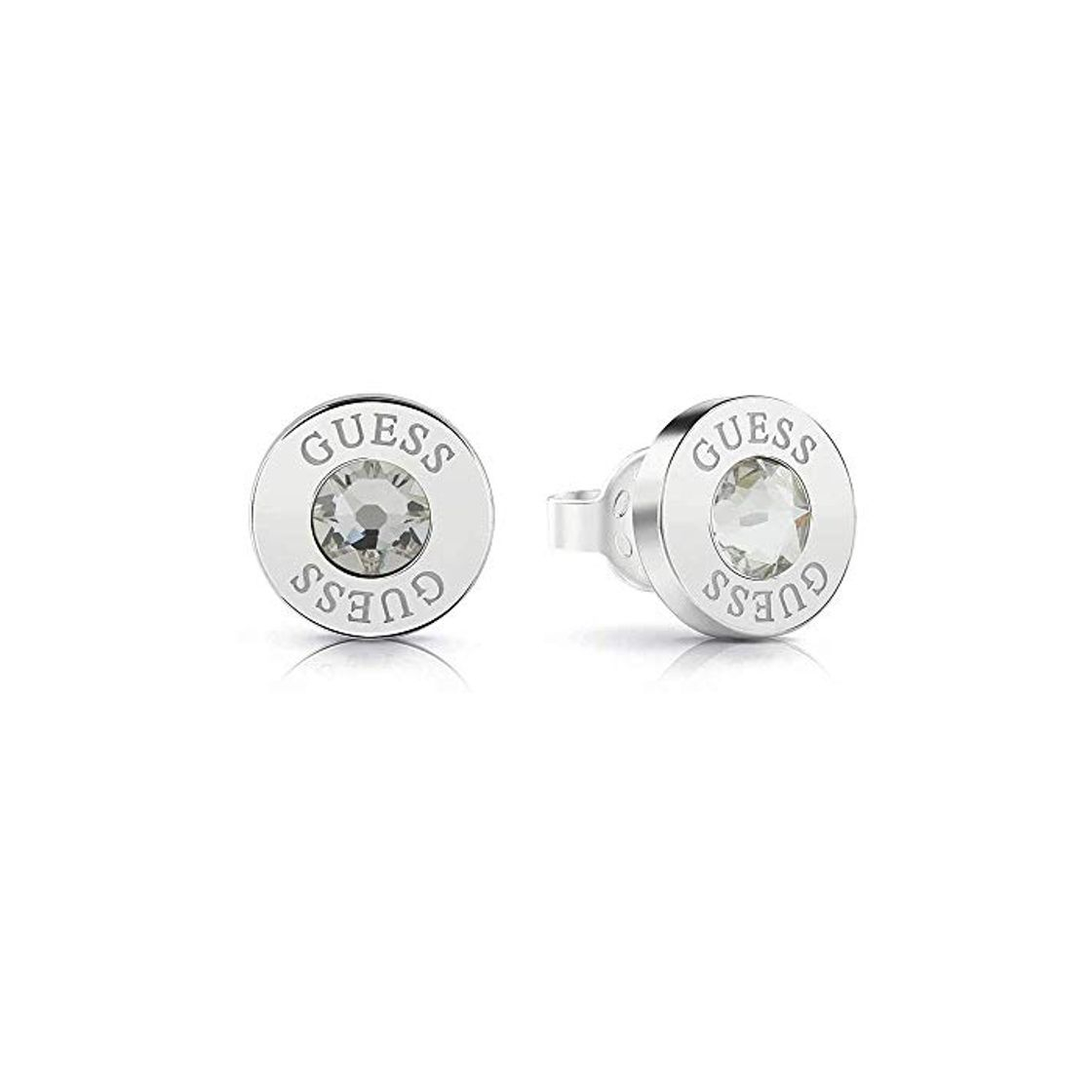 Moda Pendientes Guess Shiny Crystals acero inoxidable quirúrgico chapados rodio UBE78094 [AC1147]