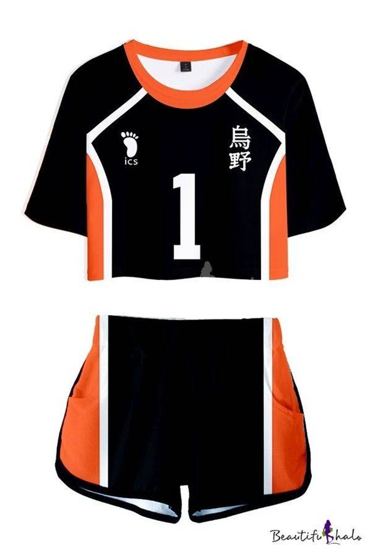 Moda Roupa de treino de Haikyuu