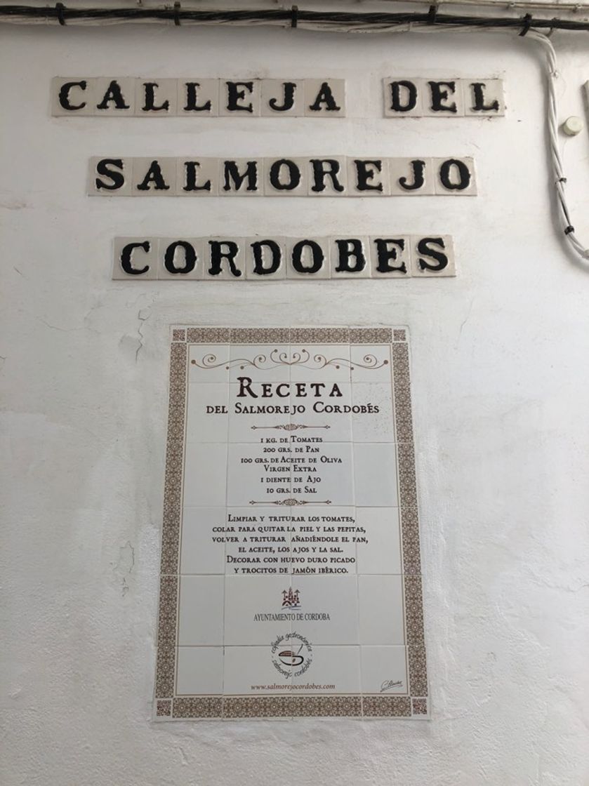 Lugar Calleja del Salmorejo Cordobés