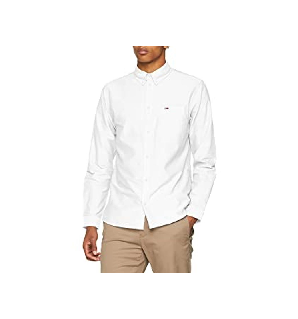 Moda Tommy Hilfiger Original Stretch Camisa, Blanco