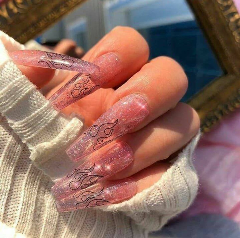 Social Unhas em gel transparente