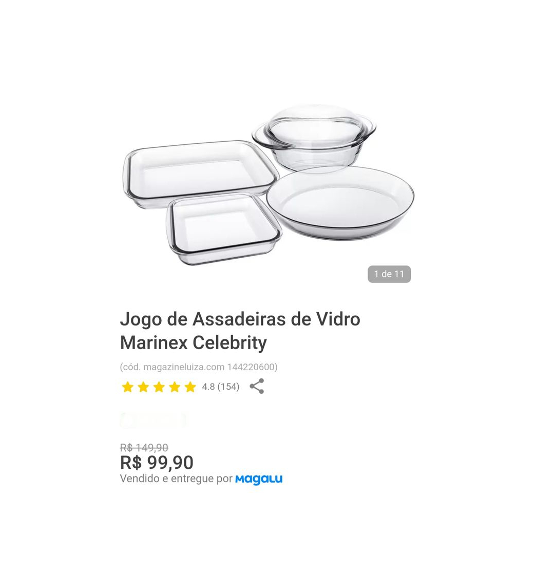 Products Jogo com 4 assadeiras marinex