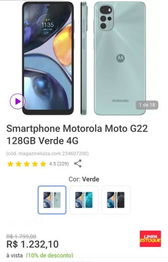 Motorola Moto G22 128GB 4G