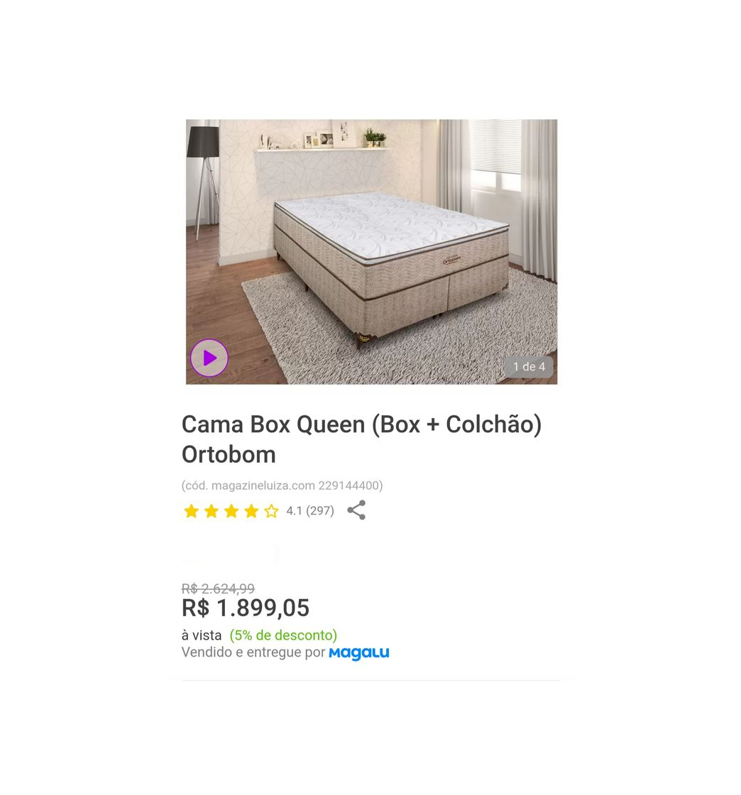 Product Cama Box Queen