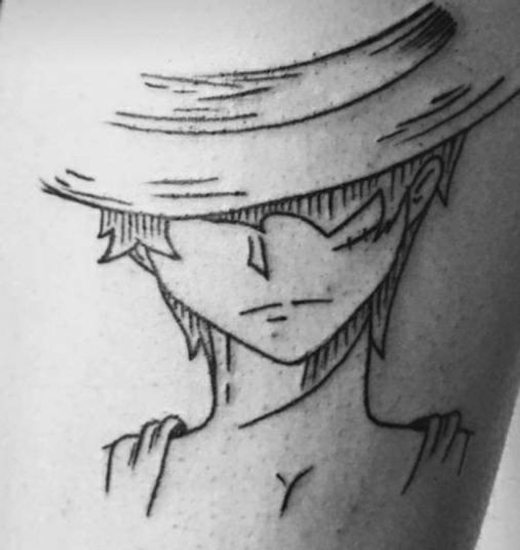 Fashion #tatuagem #tattoo #onepiece #luffy