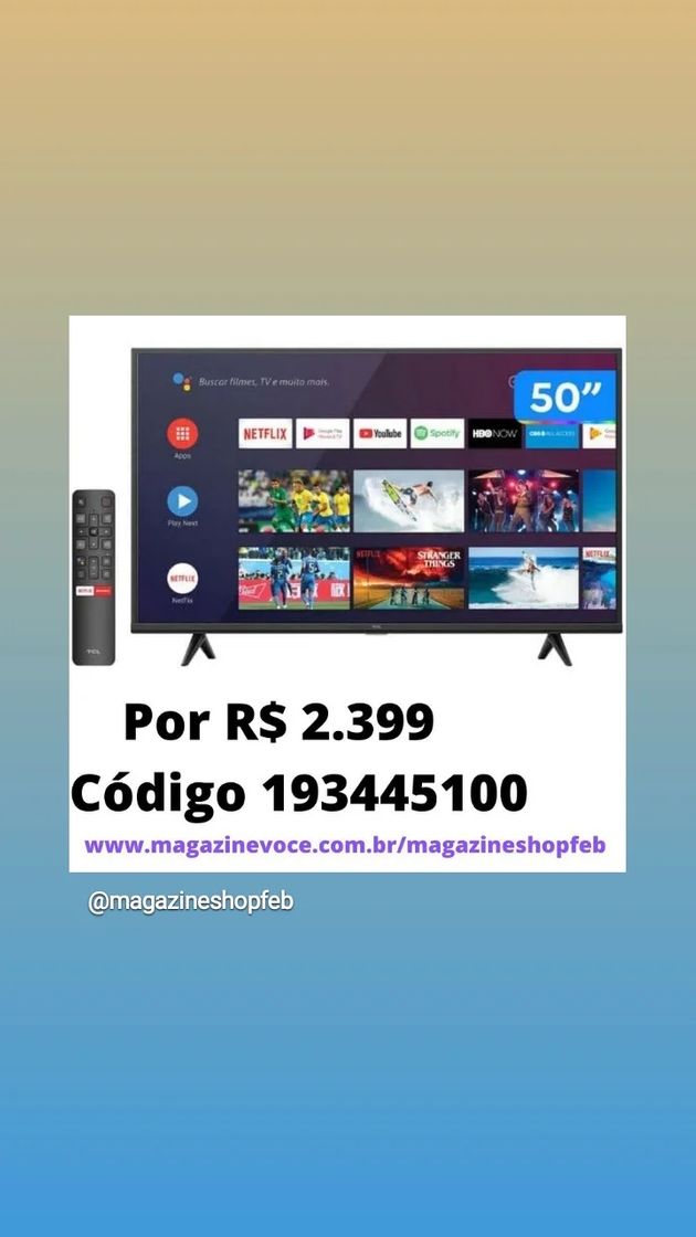 Fashion Smart TV 50 Polegadas