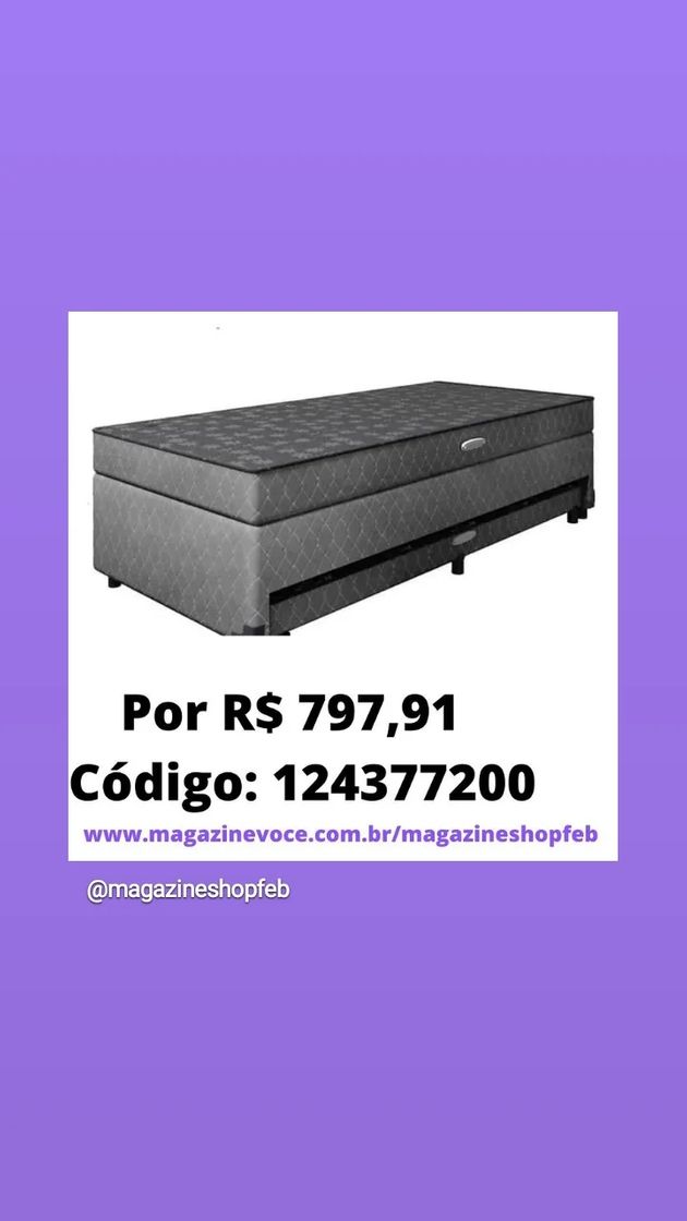 Fashion Cama Box Solteiro