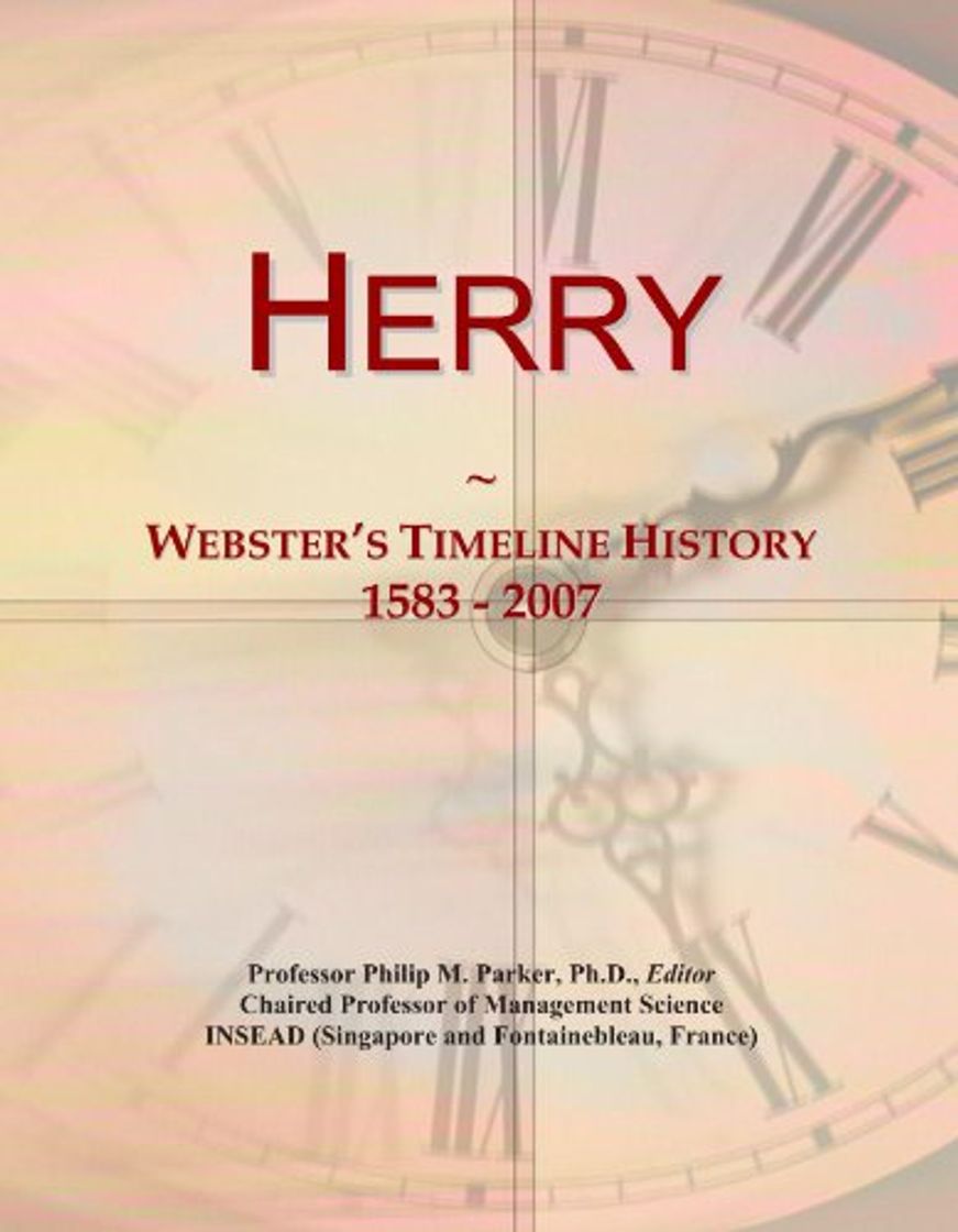 Libros Herry: Webster's Timeline History, 1583