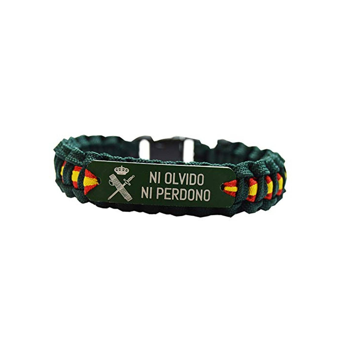 Moda Green Line by Albero Pulsera Paracord Guardia Civil. Ni Olvido Ni Perdono