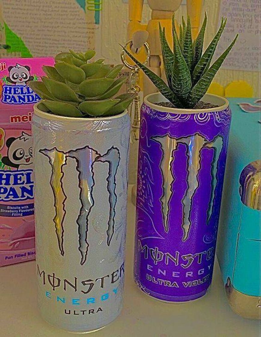 Moda Vaso de flor usando monster