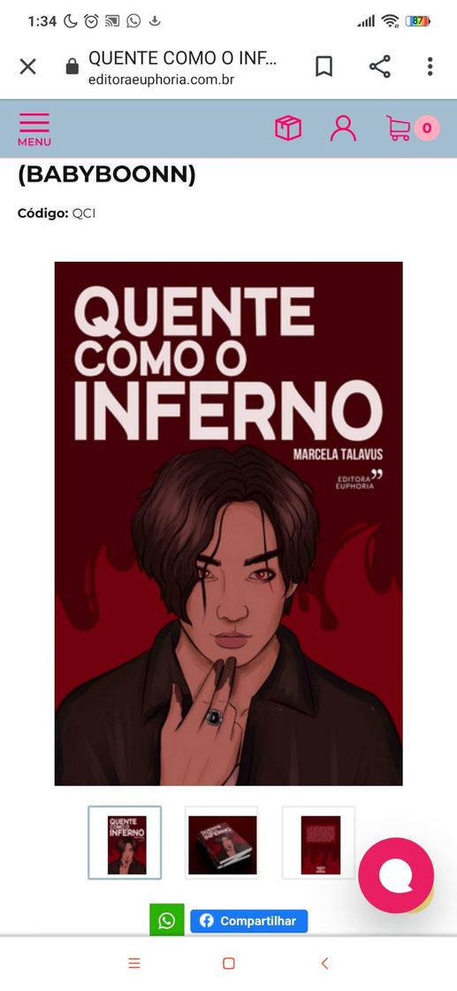 Libro Quente como o inferno