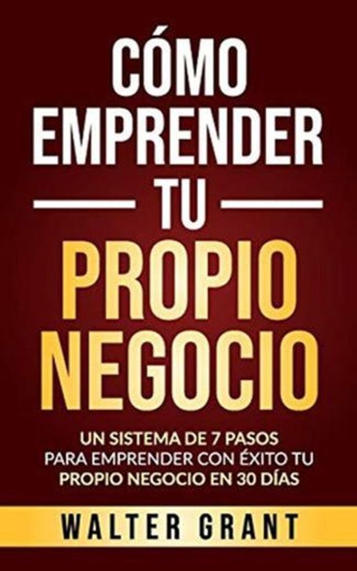 Libro Cómo Emprender Tu Propio Negocio