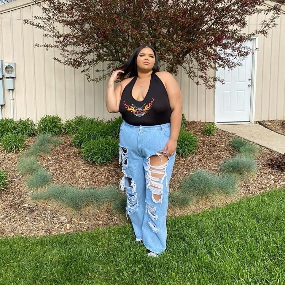 Social #Jeans #Regata #Inspiração #PlusSize #Midsize #Moda #Style